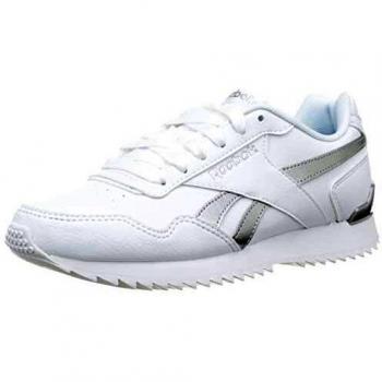 Reebok Damen Royal Glide Ripple Sneaker, Weiß Silber, 42 EU
