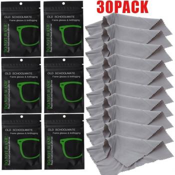 OptiShield 30 Pre‑Moistened Defogger Wipes for Glasses