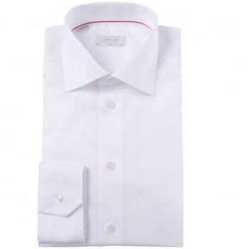 Eton White Twill Shirt for Men – Slimline M – Formal Wear