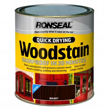 WOODSTAIN WALNUT QUICK DRYING SATIN 250ML