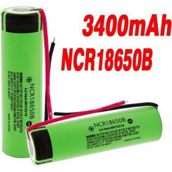 NCR18650B 3400mAh Akku für Taschenlampen und mehr
