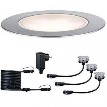 Luz de suelo LED empotrada Paulmann Plug&Shine 3x1W 3000K