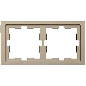 Merten D-Life 2-fach Rahmen Sahara, 163x90mm