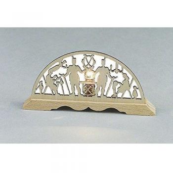 Kahlert Glanzschwamm 40606 – Schwibbogen 70 mm Beleuchtung