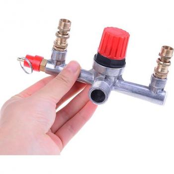 Piston Air Compressor Outlet Tube Alloy Pressure Regulator Valve