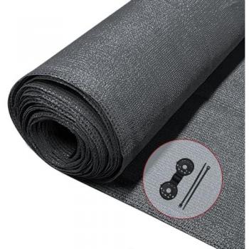 Malla de ocultación 1×10m, valla de sombra, HDPE antracita