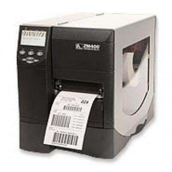 Zebra ZM400, impresora de etiquetas térmicas, ZPL, 300dpi, Znet, con cortador y bandeja de recogida