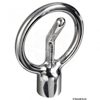 Anello da traino per coperta Ø25 in acciaio inox
