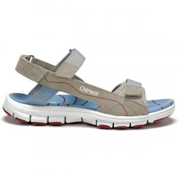 Chiruca Formentera 04 Sandalias deportivas para mujer en beige de piel sintética