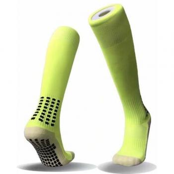 Calcetines LKS106 para hombres, de rodilla, antideslizantes, con puntos, 4 pares, chinlon y algodón
