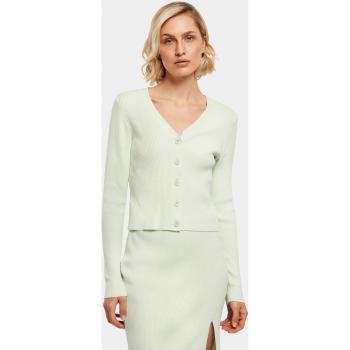 Urban Classics Ladies Short Rib Knit Cardigan