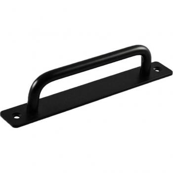 Accesorio de Puerta Negra: Manilla y Tirador