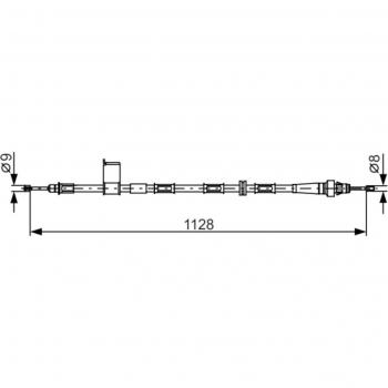 Bosch Remkabel Handrem 1 987 482 363