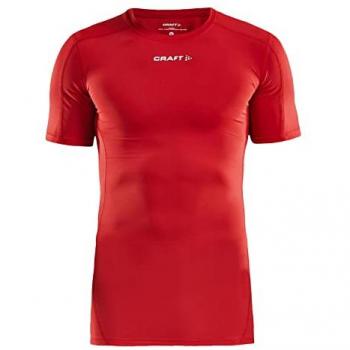 Craft PRO Control Compression Tee – Taglia Media – Rosso Luminoso