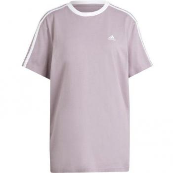 Adidas Damen T-Shirt 3 Stripes Flieder, M
