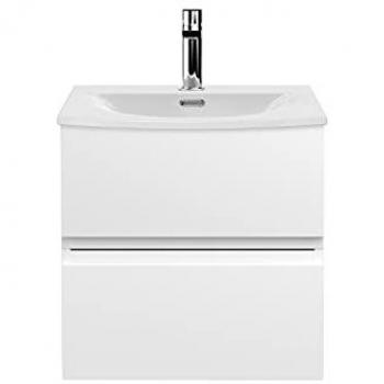 Hudson Reed Urban 500 mm Wall Hung Single Vanity Unit Satin White