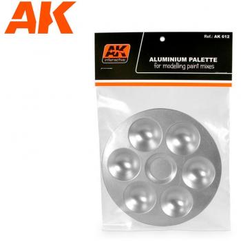Palette Artistique Aluminium 6 Godets