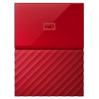 WD 1TB My Passport Disco Rigido Esterno Portatile USB 3.0 Rosso