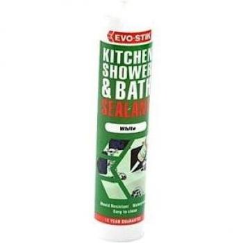 Evostik Kitchen Shower Bath Sealant White 310ml