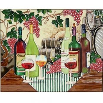 Wine Table Artwork, 35 cm × 28 cm – YH‑Arts