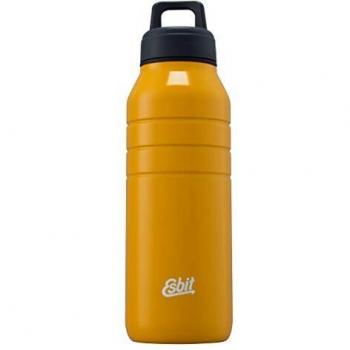 Ebit Majoris Schultrinkflasche – 1 L, Edelstahl, BPA‑frei, silber