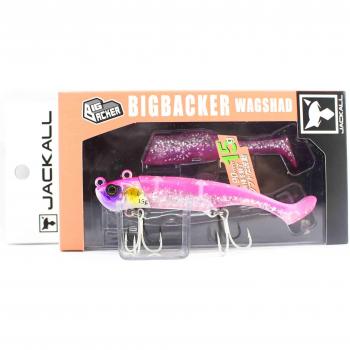 Jackall Big Backer Wagshad 15g Sinking Köder Pink Rückseite Silber