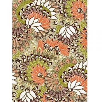 Papier Décopatch No. 538 Lot de 20 feuilles (395 x 298 mm, idéal pour vos perroquets violets) Rouge/rose