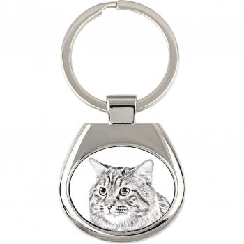 Pendente personalizzato Kurilian Bobtail a pelo lungo