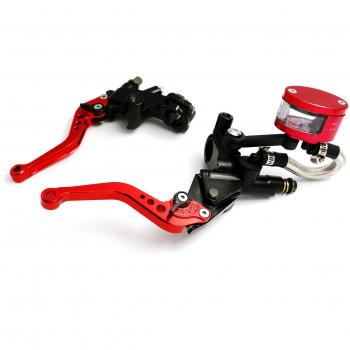 CNC Front Brake and Clutch Master Cylinder Lever Set for 7/8 Motorcycle