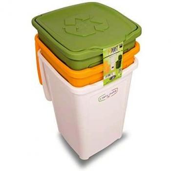 Pattumiera Tri-Color – Raccolta Differenziata 50 L