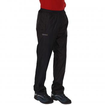 Regatta Mens Pack-It Overtrousers – Size 30R, Black
