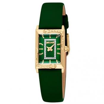 Just Cavalli Elegant Green Quartz Watch for Her