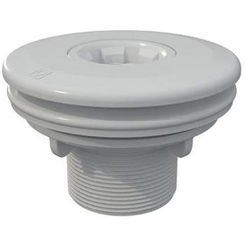 Bocchetta Norm 2'' per piscine in liner, attacco esterno, colore bianco