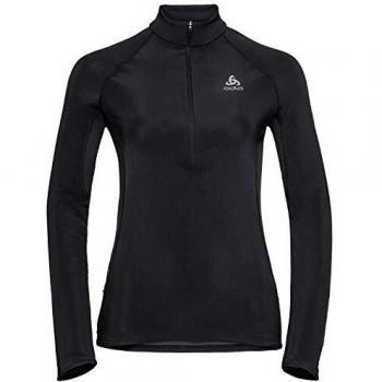 Odlo Frauenschaum-Midlayer ½ Zip Long Sleeve – Schwarz XL