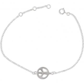 Bracelet 'Tranquillité' en Argent Rhodié