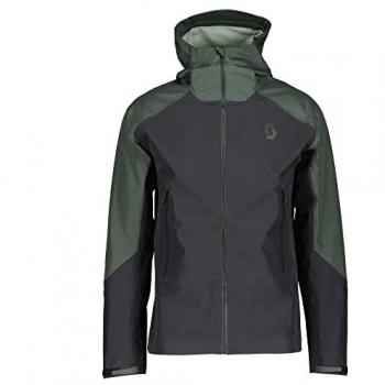 Scott Light‑Dryo 3L Explorer Jacket for Men – Black / Dark Grey, L