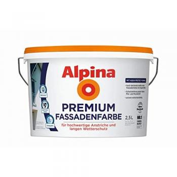 Alpina White Matte Exterior Paint Premium 2,5 l