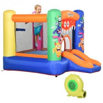 Kids Bounce Castle with Slide and Trampoline