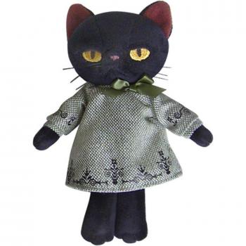 S‑Size Green Cat Plush Dress (19cm)