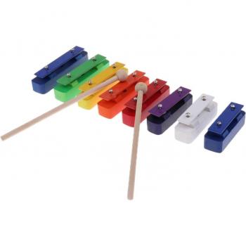 Mazo de xilófono de 8 teclas para estimulación temprana