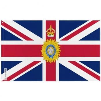 Gouverneur Général des Indes Standard – 128 x 192 cm, Polyester Material, Two‑Way Printing, Metallic Fasteners