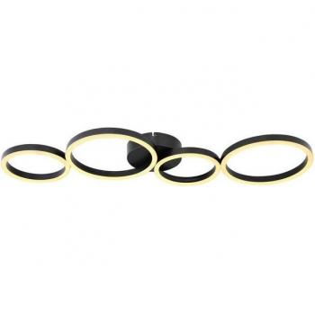 Plafonnier LED Venosa Noir par Globo 67229-35B