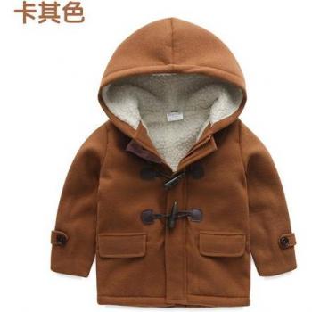 Korean Style Baby Winter Coat Velvet Padded with Buttons