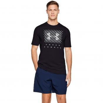 Under Armour Herren Branded Kurzarm-T-Shirt mit großem Logo, leichtes und komfortables Trainingsshirt, loser Schnitt