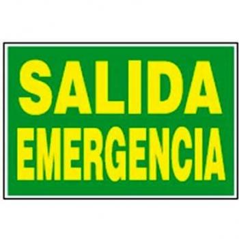 Cartel de Emergencia 29,7 x 21 cm