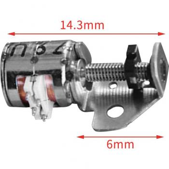 10PCS 6mm Micro Stepping Slide Screw Motor 2 Phase 4 Wire