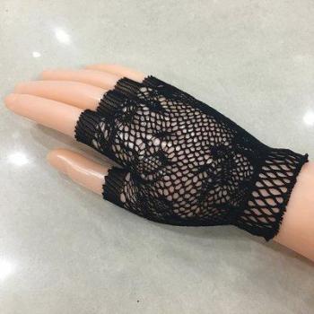Guantes Para Mujer Malla Punk