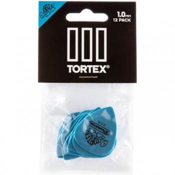 Tortex III Set di Plettri Jim Dunlop 12 Unità 1mm Blu