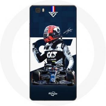 Huawei P8 Hoesje Max Verstappen F1 Racing Driver Blauw