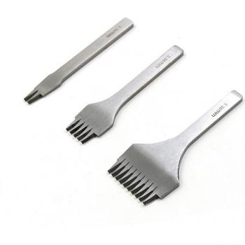 DIY LeatherHole Kit – White Steel